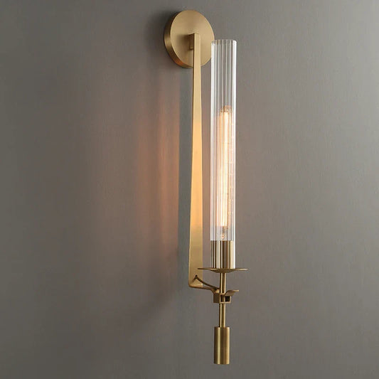 Wandleuchte Modern Gold Wohnzimmer Minimalistisch Ambientelicht