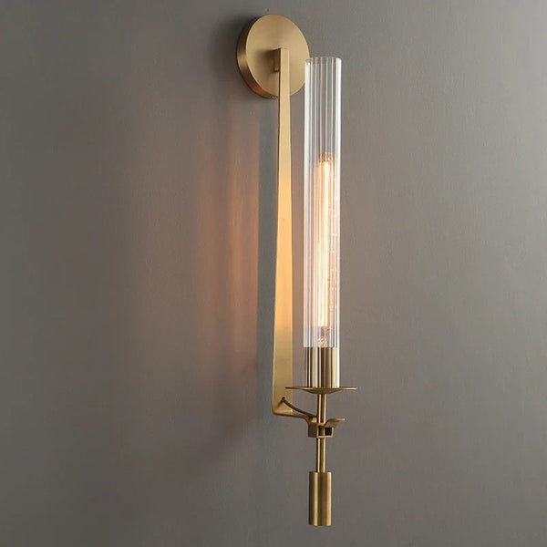 Wandleuchte Modern Gold Wohnzimmer Minimalistisch Ambientelicht