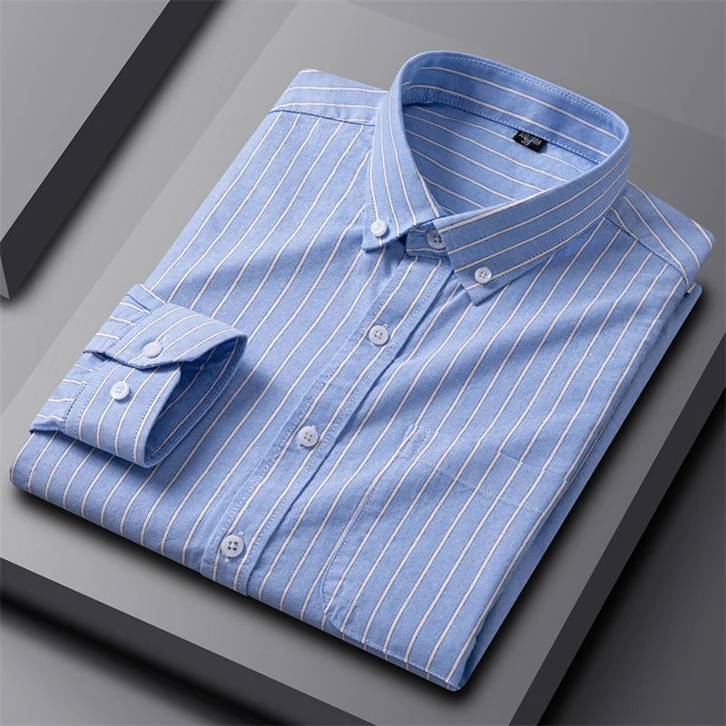 Klassisches Oxford-Hemd für Herren in elegantem, lässigem Stil
