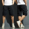 Cargo-Shorts Herren Regular Fit Freizeit Sommer