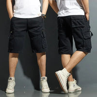 Cargo-Shorts Herren Regular Fit Freizeit Sommer