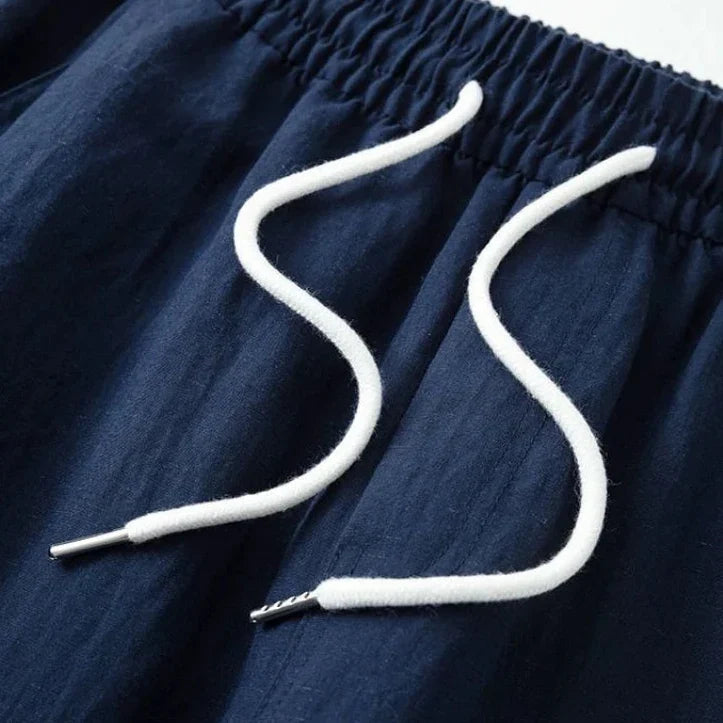 Herren Stoffhose Relaxed Fit Freizeit Weit geschnitten