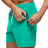 Herren Badehose Regular Fit Freizeit mit Reißverschlusstasche und Kordelzug