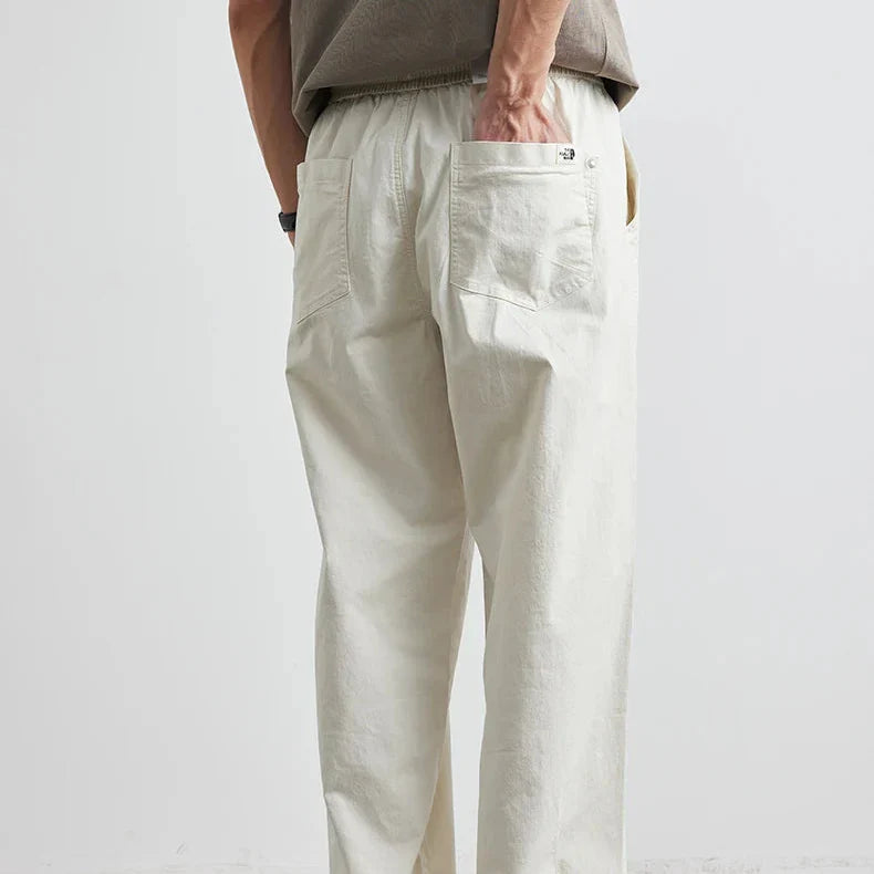 Hose Damen Relaxed Fit Freizeit mit Kordelzugbund