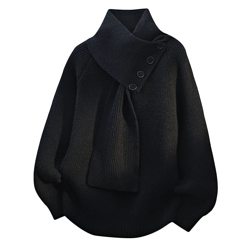 Damen Schalkragen-Pullover Regular Fit Freizeit Winter