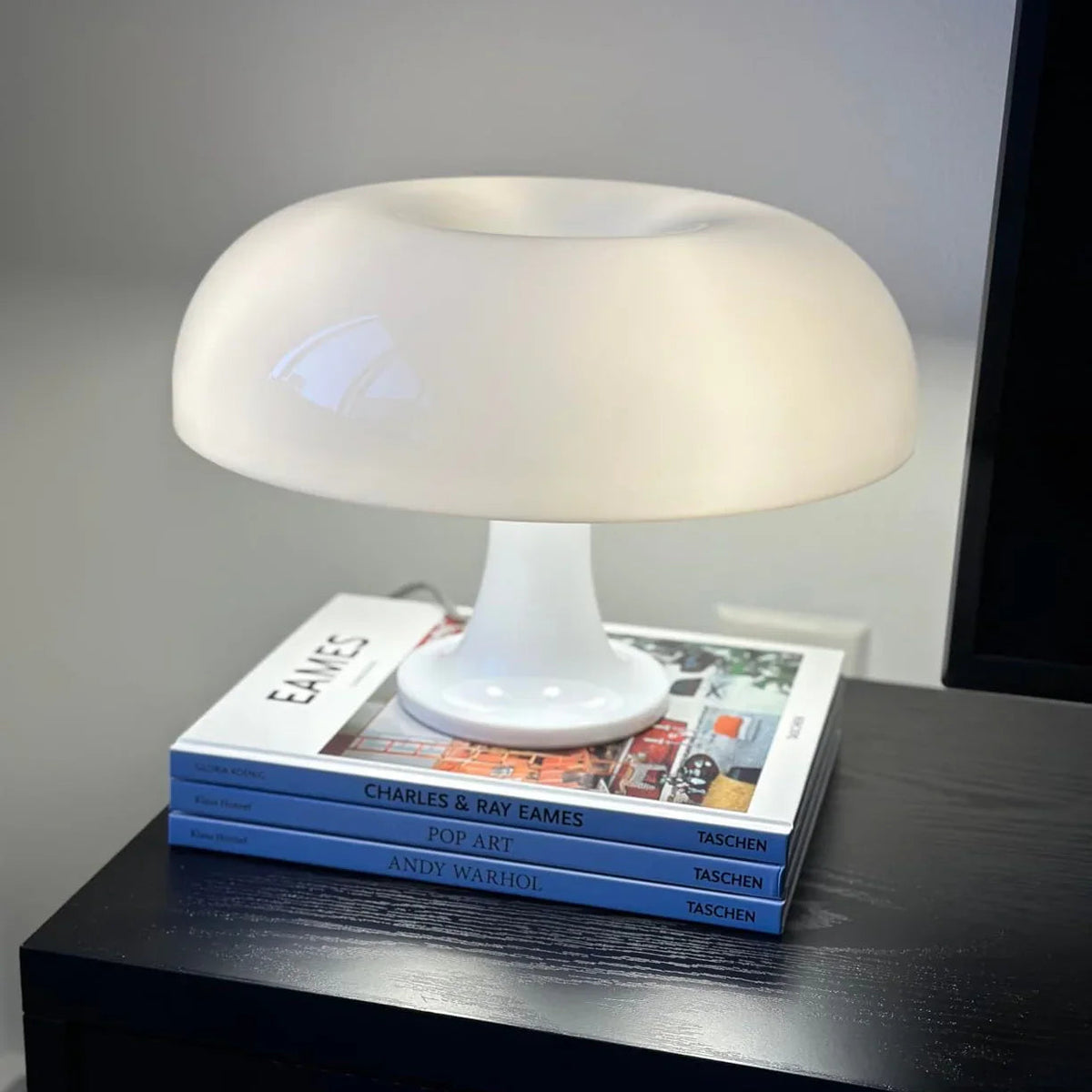Tischlampe Retro Pilzform Skurril Wohnzimmer Schlafzimmer