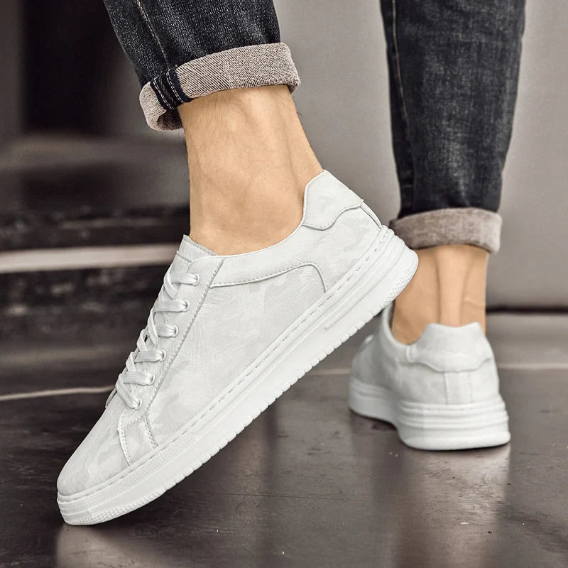 Leder Sneakers für Herren im eleganten, vielseitigen Design