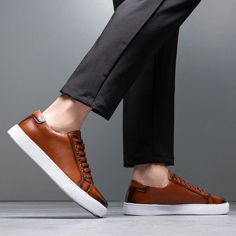 Elegante Herren Schuhe aus veganem Leder im klassischen Old-Money-Stil