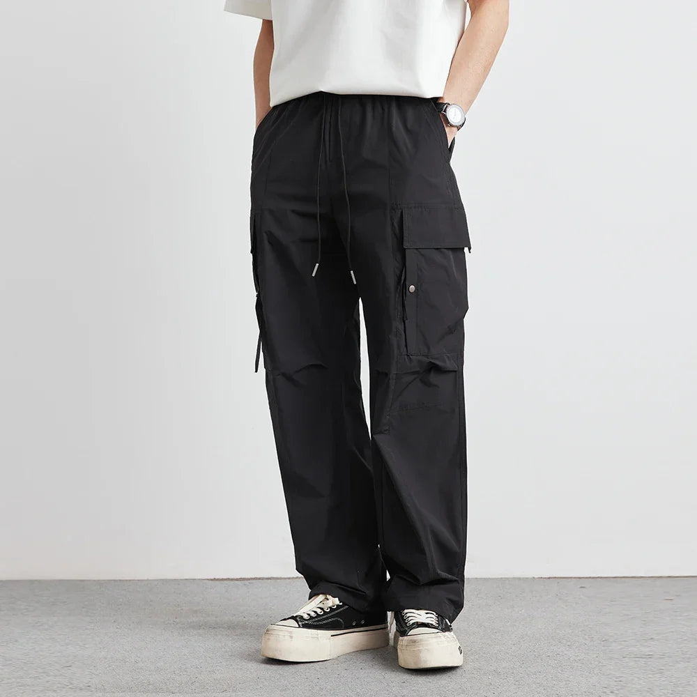 Herren Cargo-Hose Relaxed Fit Streetwear Freizeit