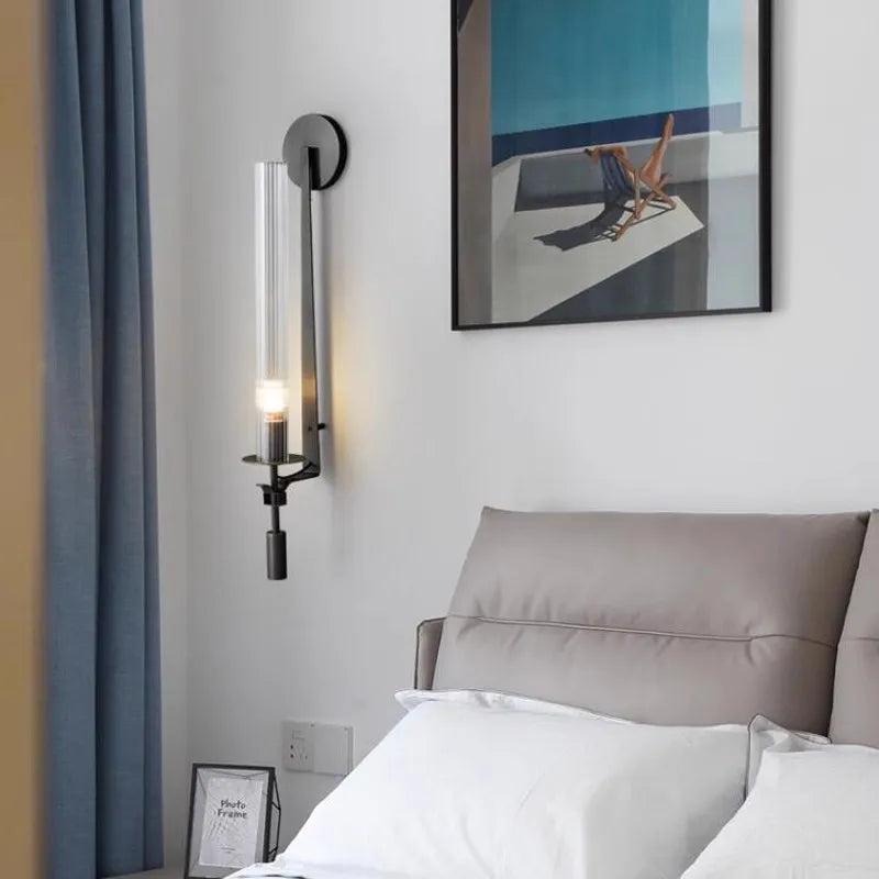 Wandleuchte Modern Gold Wohnzimmer Minimalistisch Ambientelicht