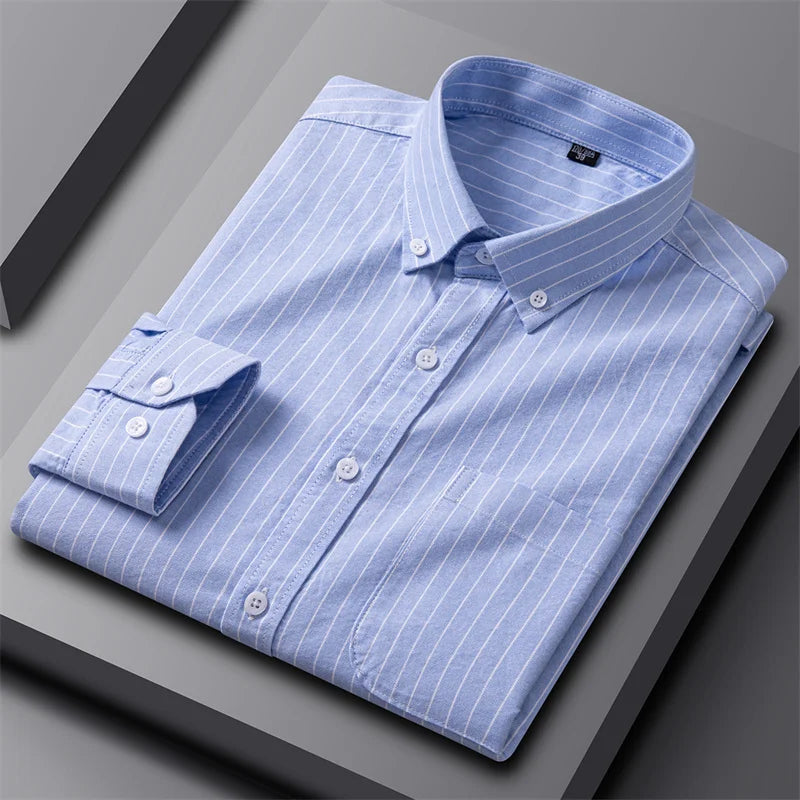 Klassisches Oxford-Hemd für Herren in elegantem, lässigem Stil