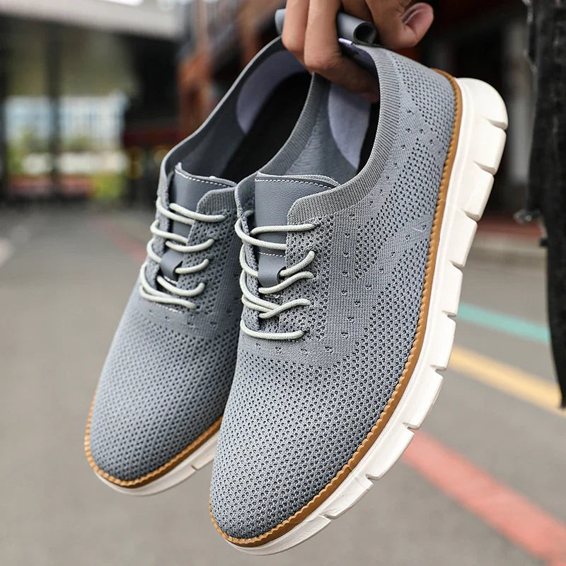 Herren Strick Sneaker Regular Fit Freizeit Ultraleicht