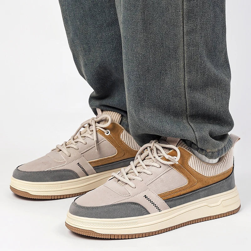 Sneaker Herren Vintage Leicht Gepolstert Freizeit