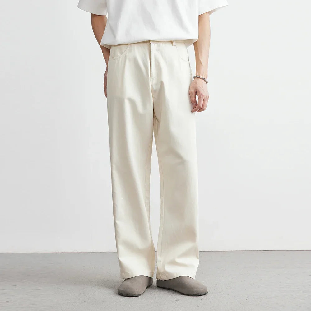 Hose Damen Weite Beinsilhouette Casual