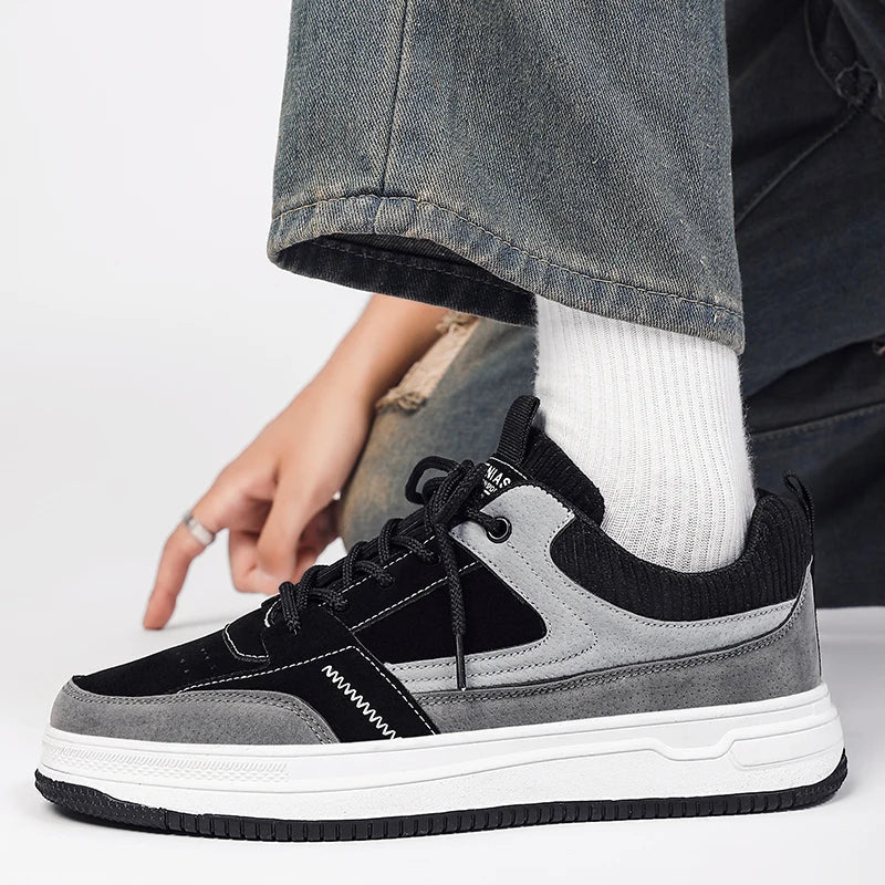 Sneaker Herren Vintage Leicht Gepolstert Freizeit