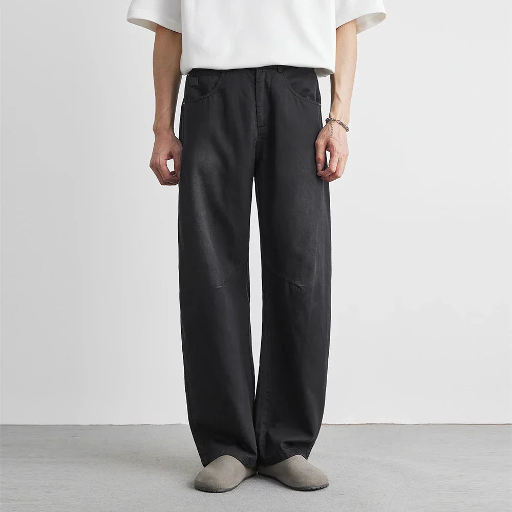 Herren Hose Relaxed Fit Freizeit Weit geschnitten
