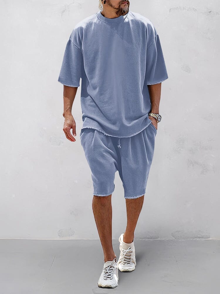 Lässige Sportsets für Herren im einfarbigen Oversize-Stil