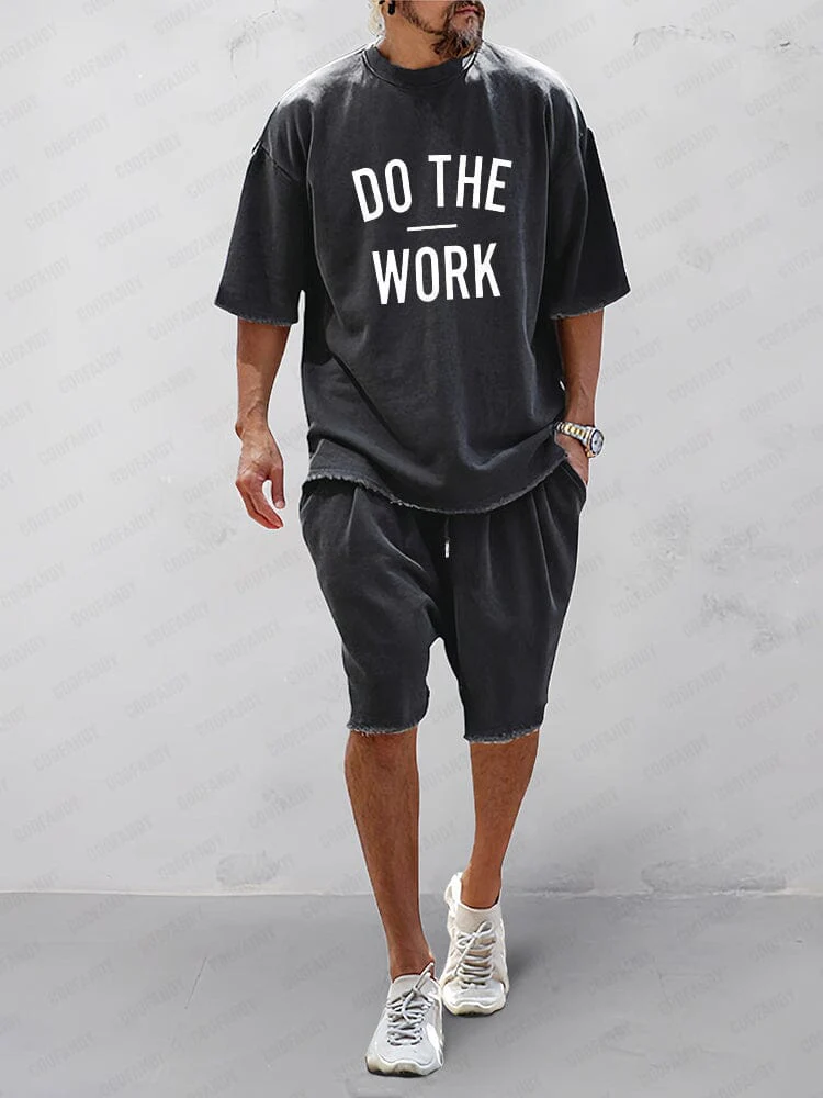 Lässige Sportsets für Herren im einfarbigen Oversize-Stil