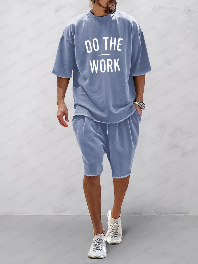 Lässige Sportsets für Herren im einfarbigen Oversize-Stil