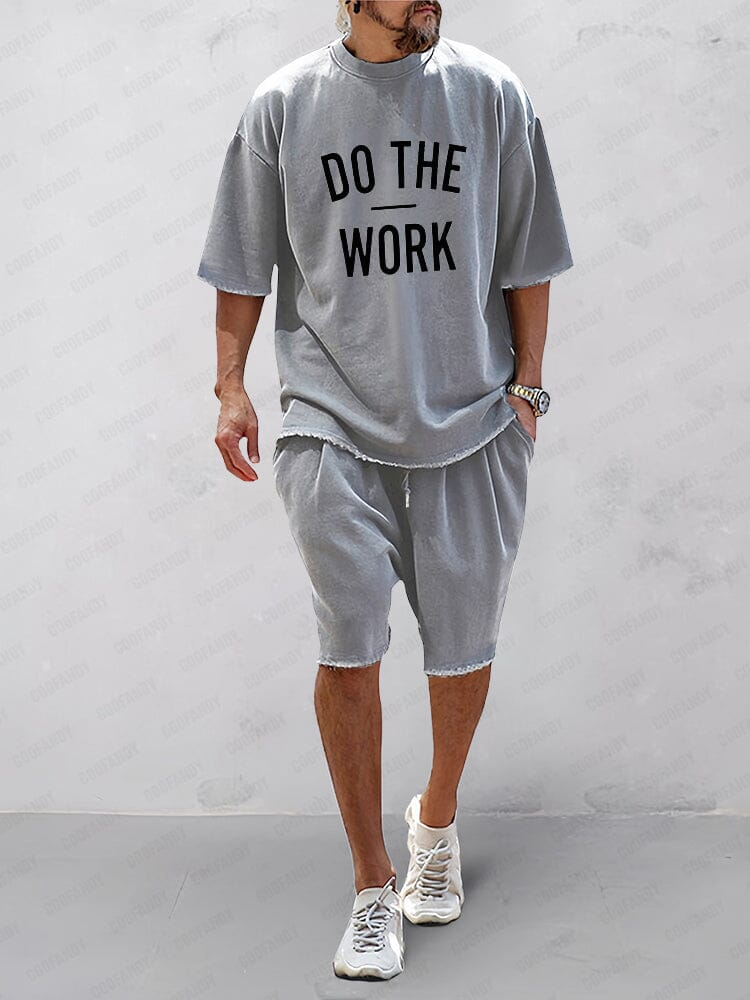 Lässige Sportsets für Herren im einfarbigen Oversize-Stil