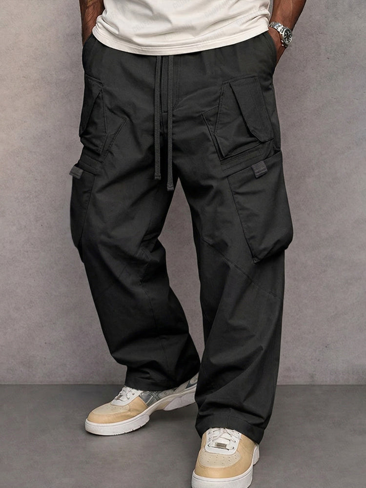Cargo-Hose Herren im Utility-Stil mit elastischem Bund und Taschen