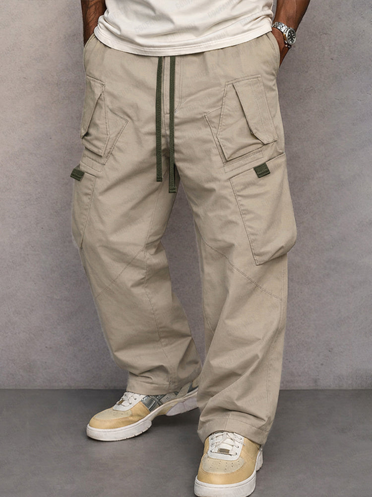 Cargo-Hose Herren im Utility-Stil mit elastischem Bund und Taschen