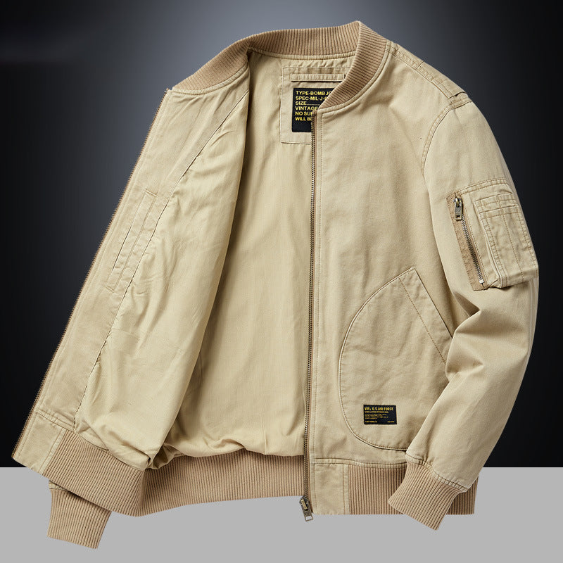 Bomberjacke Herren Regular Fit Freizeit Classic