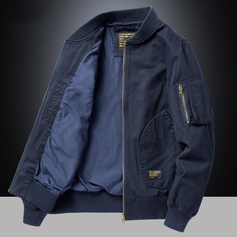 Bomberjacke Herren Regular Fit Freizeit Classic