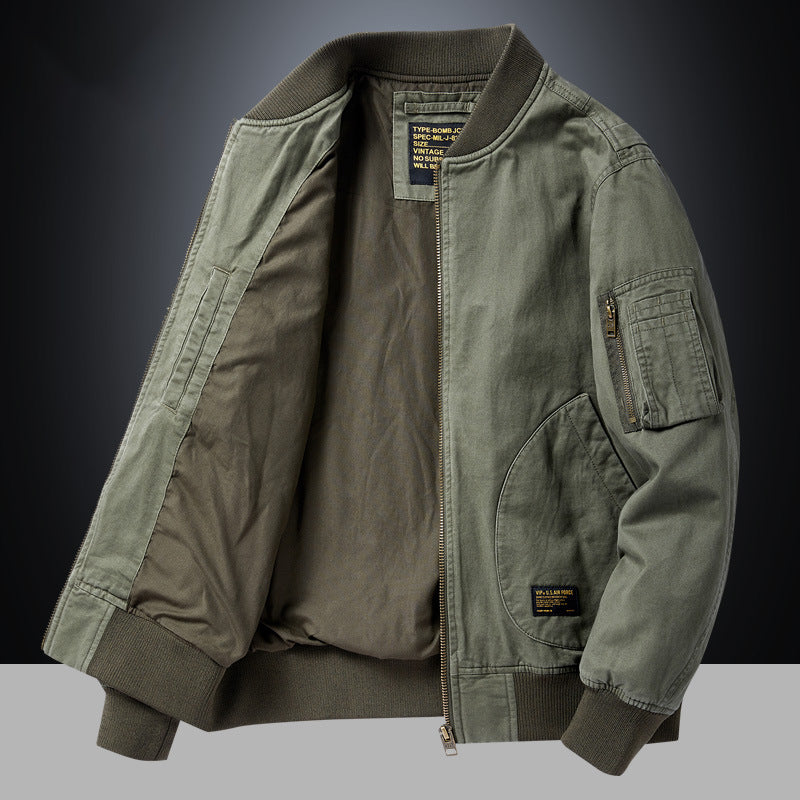 Bomberjacke Herren Regular Fit Freizeit Classic