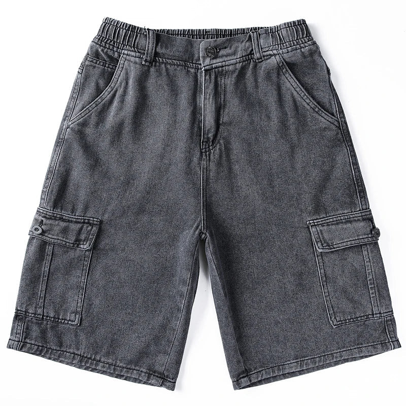 Cargo-Shorts Herren Regular Fit Freizeit vielseitig