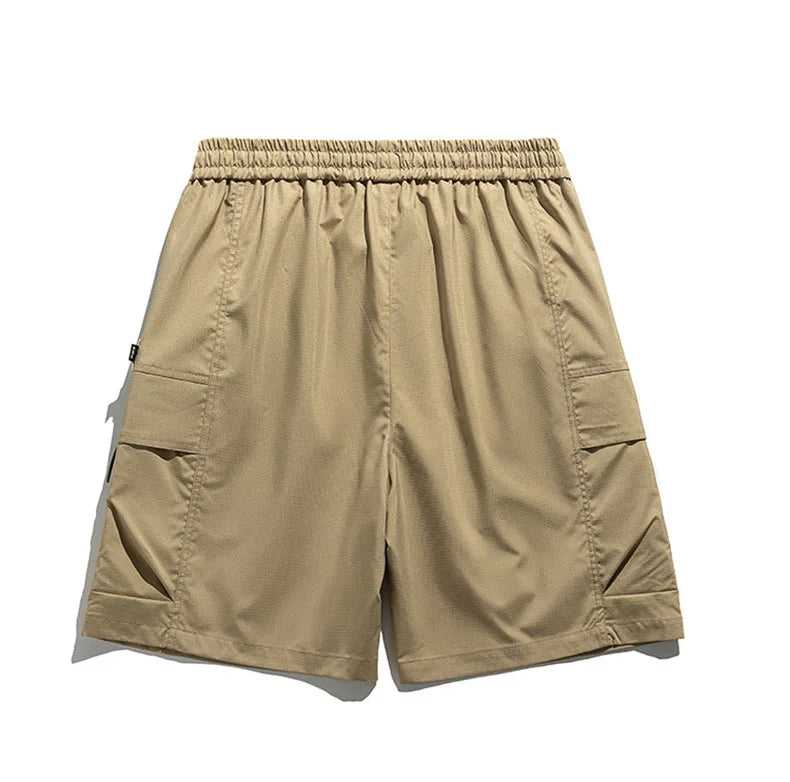 Cargo-Shorts Herren Regular Fit Freizeit Sommer