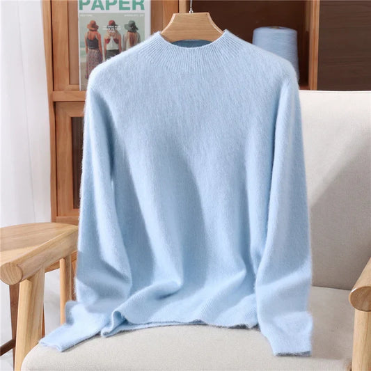 Damen Kaschmir Pullover Relaxed Fit Freizeit Herbst/Winter