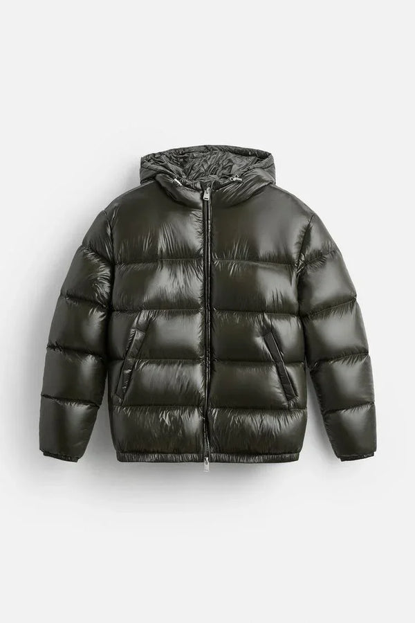 Lux I Herren Winterjacke Kapuze Regular Fit Winter Freizeit