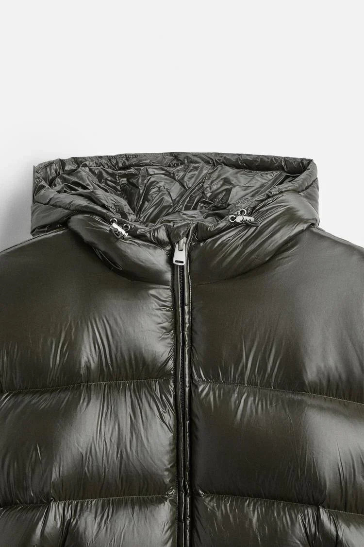 Lux I Herren Winterjacke Kapuze Regular Fit Winter Freizeit