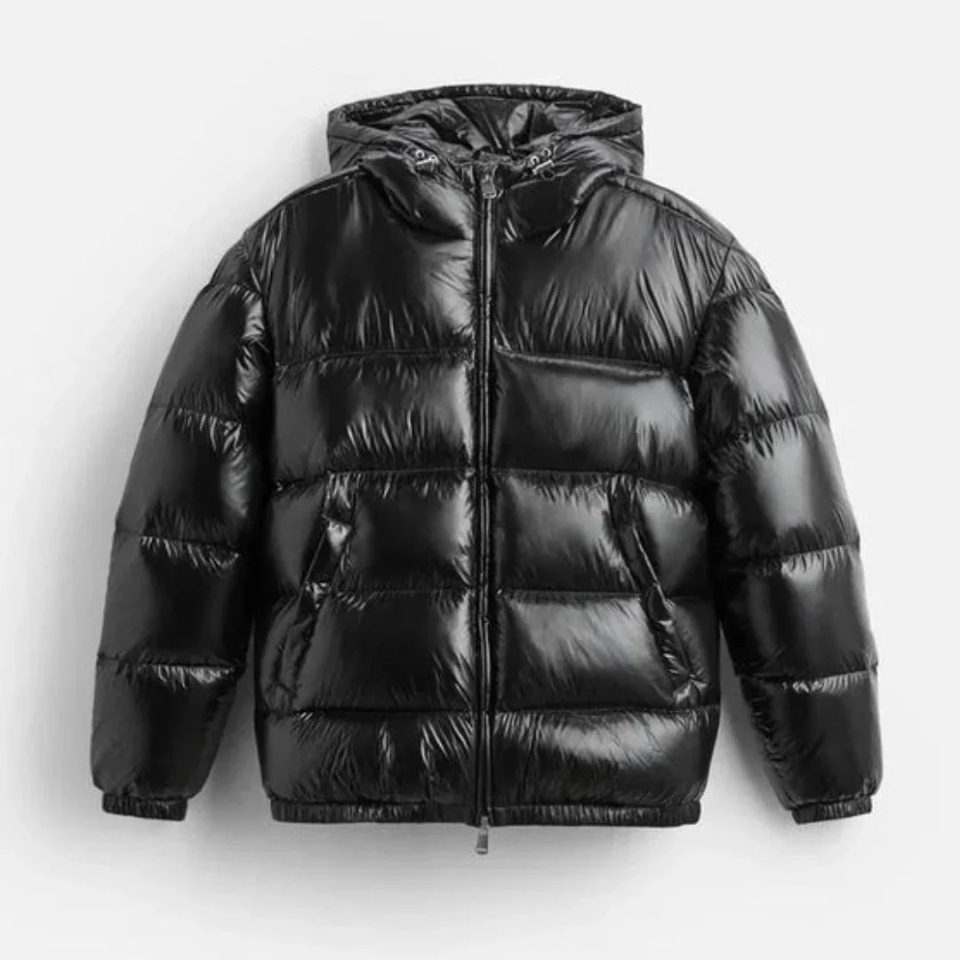 Lux I Herren Winterjacke Kapuze Regular Fit Winter Freizeit