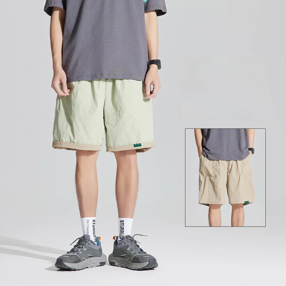 Wendeshorts Herren  Regular Fit Freizeit Sommer