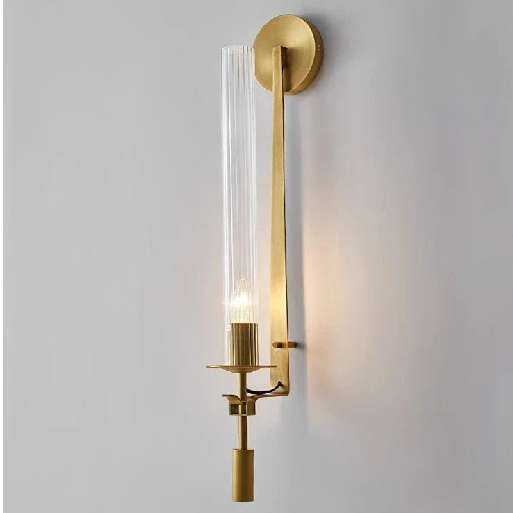 Wandleuchte Modern Gold Wohnzimmer Minimalistisch Ambientelicht