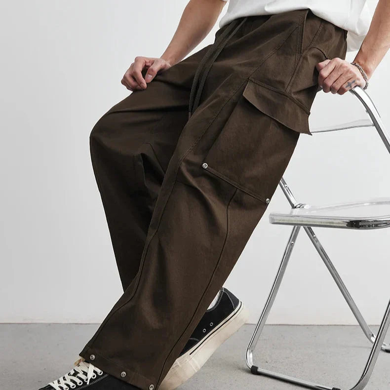 Herren Cargo-Hose Relaxed Fit Streetwear Freizeit