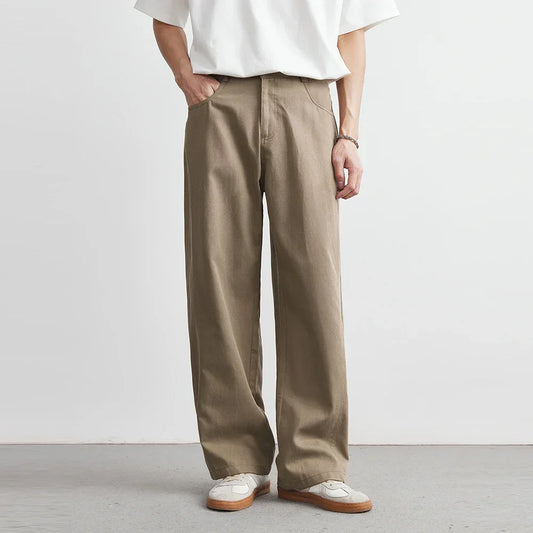 Hose Damen Weite Beinsilhouette Casual