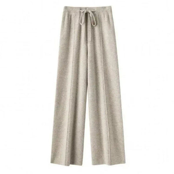Damen Strickhose Relaxed Fit Freizeit Winter