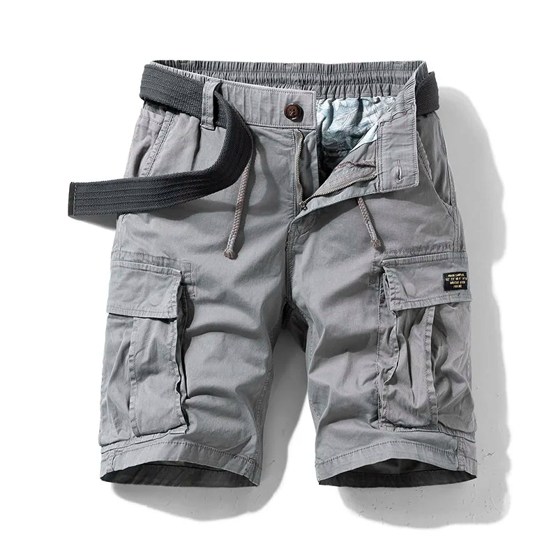 Cargo-Shorts Herren Regular Fit Freizeit Sommer