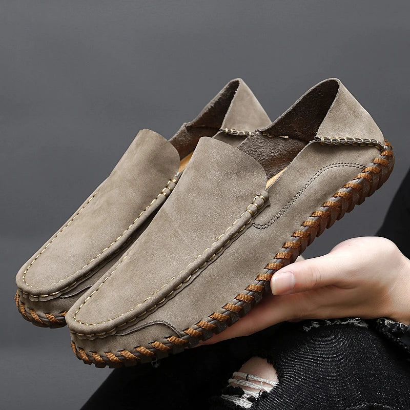 Elegante Leder-Loafer für Herren – Atmungsaktive und rutschfeste Alltagsschuhe