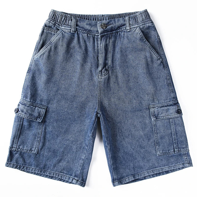 Cargo-Shorts Herren Regular Fit Freizeit vielseitig