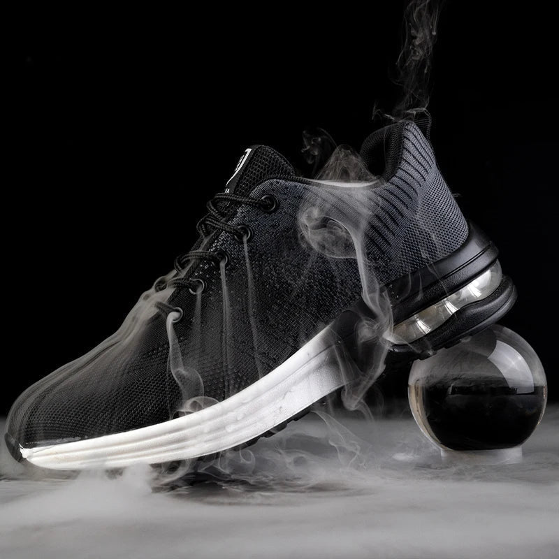 Damen Sicherheitsschuhe Herbst Rutschfest Stahlkappe Kevlar