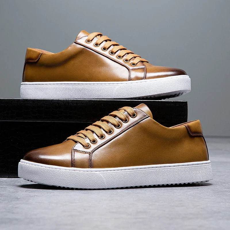 Elegante Herren Schuhe aus veganem Leder im klassischen Old-Money-Stil
