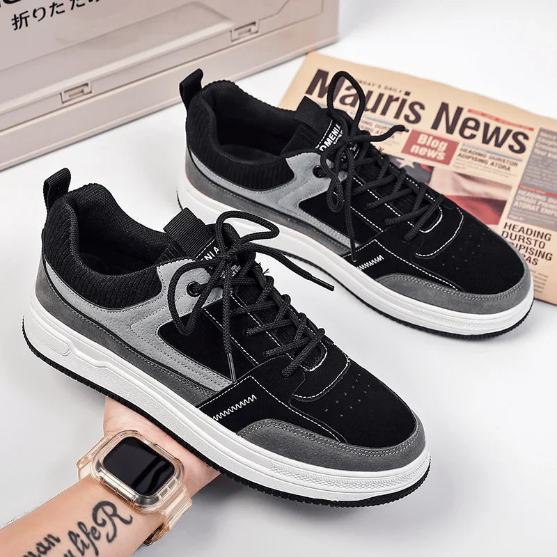 Sneaker Herren Vintage Leicht Gepolstert Freizeit
