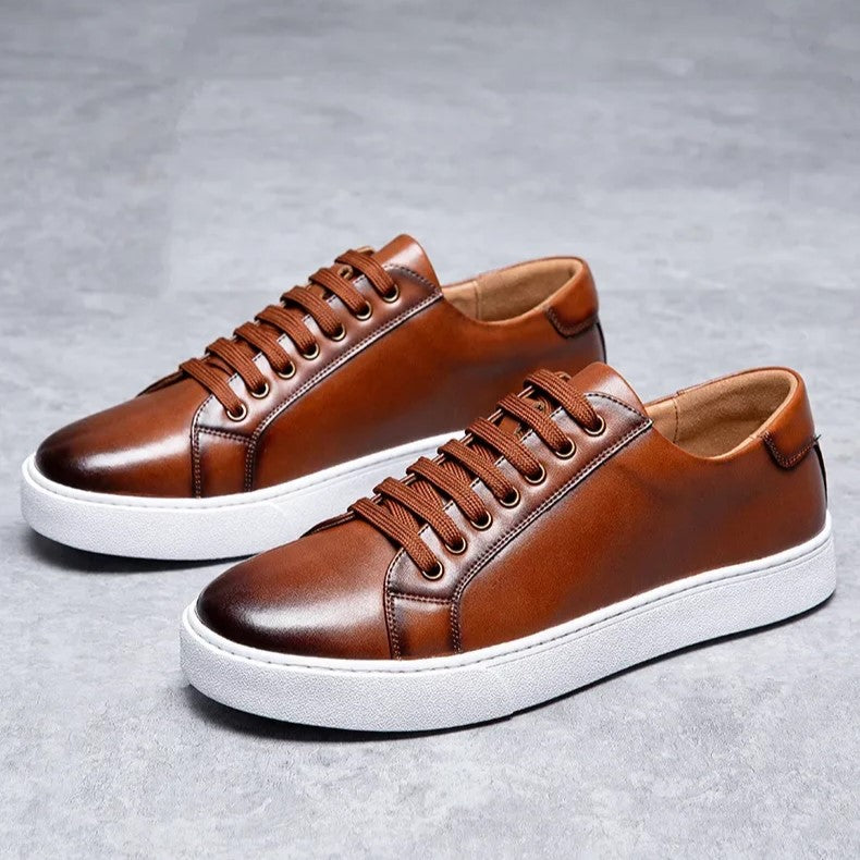 Elegante Herren Schuhe aus veganem Leder im klassischen Old-Money-Stil