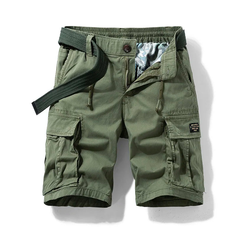 Cargo-Shorts Herren Regular Fit Freizeit Sommer