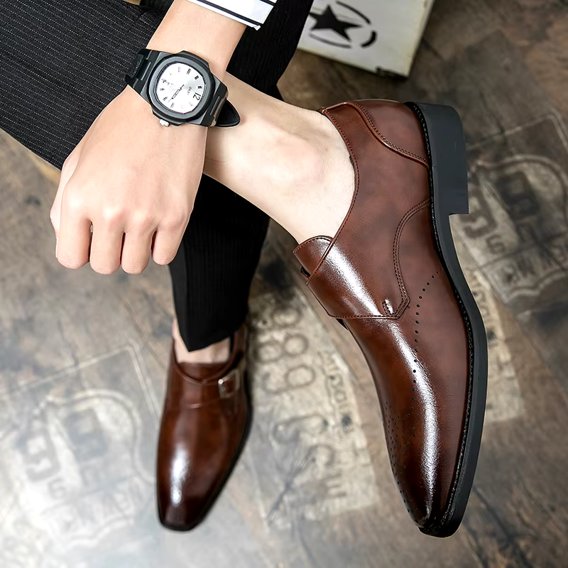 Monk-Strap Anzugschuhe Herren Elegant Business