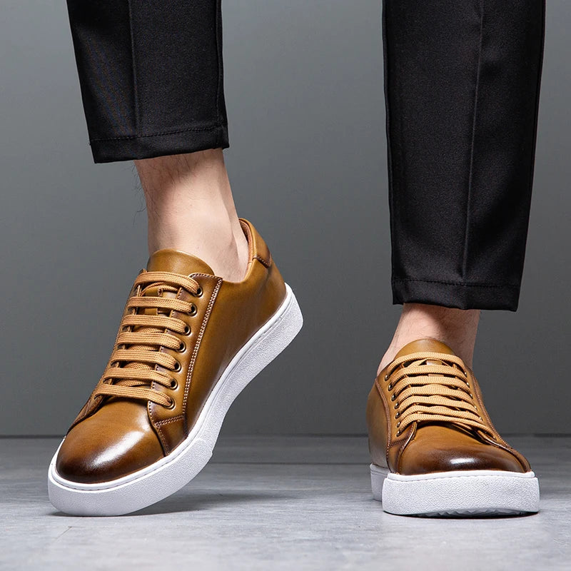 Elegante Herren Schuhe aus veganem Leder im klassischen Old-Money-Stil